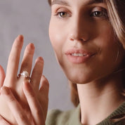 Pearl Leaf Ring
