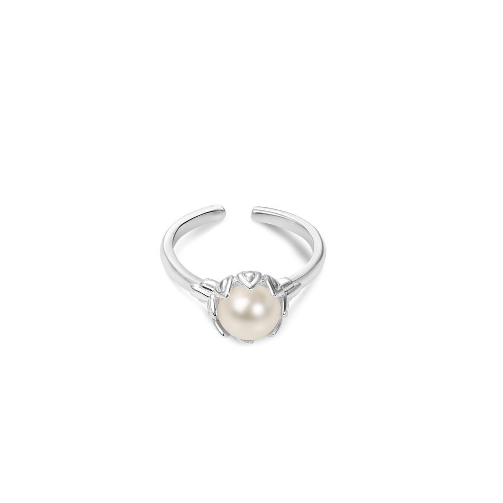 Pearl Leaf Ring