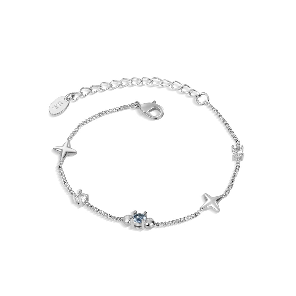 Star Bracelet with Blue Stone