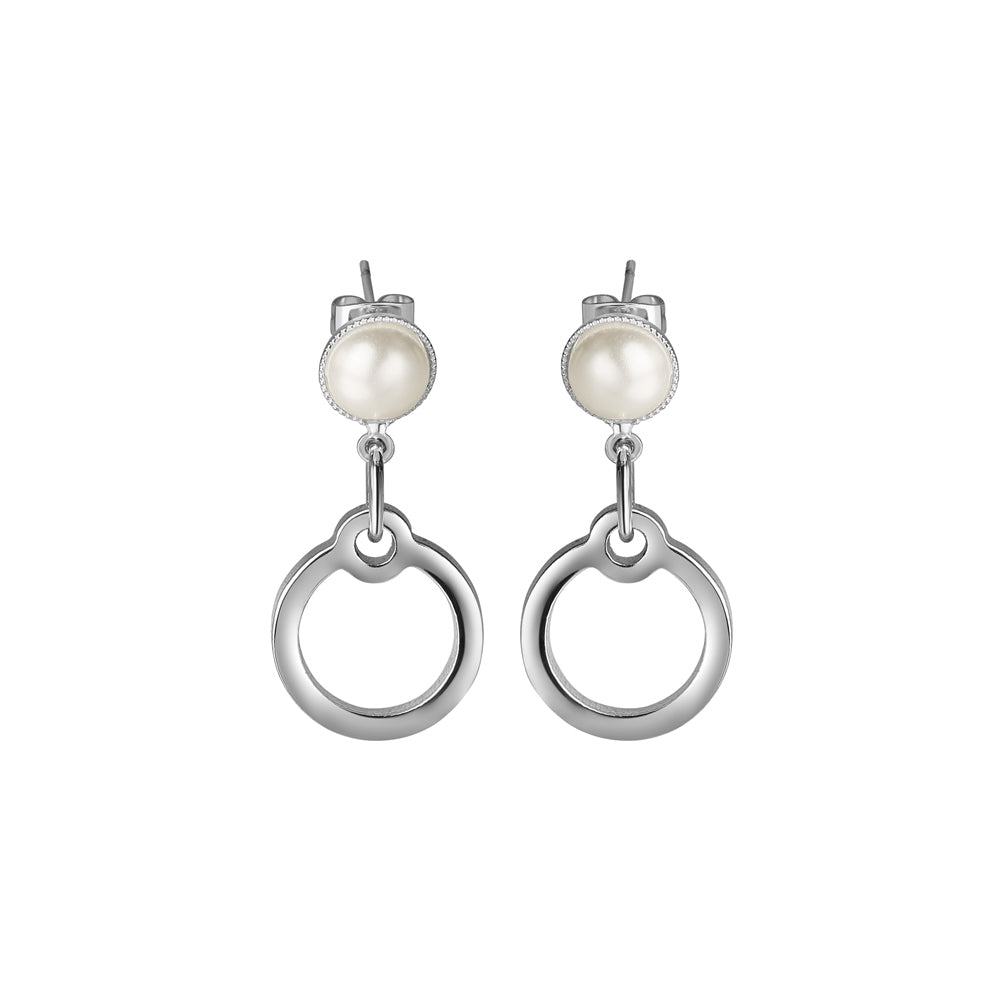 Pearl Cabochon Earrings