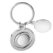 Gold Plated Flower Key Ring