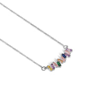 Multi Coloured Stone Necklace