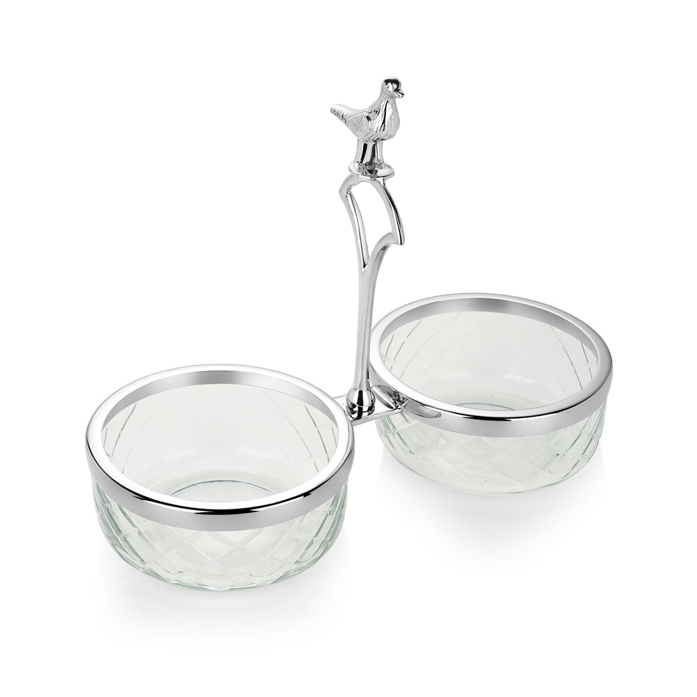 Cut Glass Appetiser Set