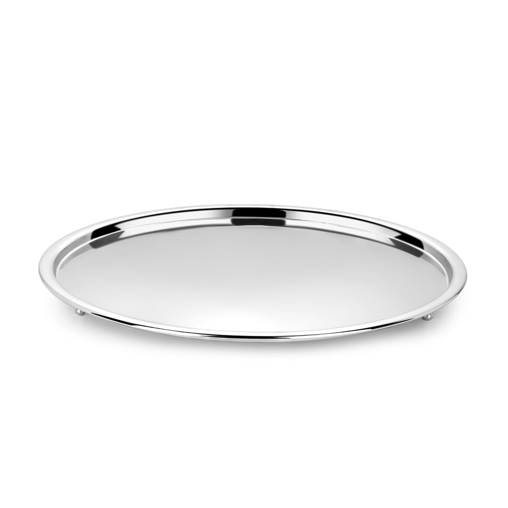Plain Round Tray with Feet