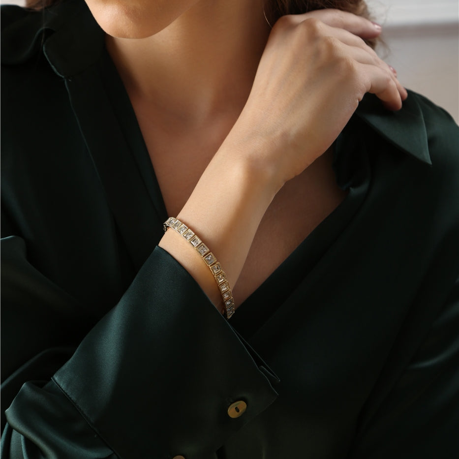 Square Stone Bracelet