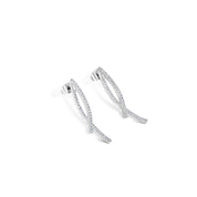 Cross Over Earrings