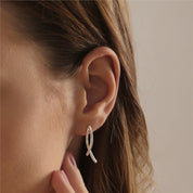 Cross Over Earrings