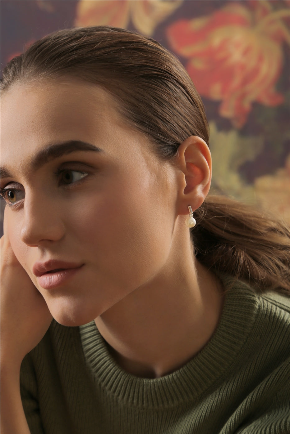 Pearl Stud Earrings