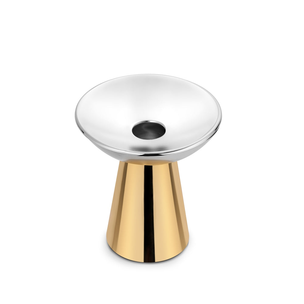 Gold and Silver Plated Candle Holder