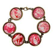 1980's Vintage Postal Stamp Bracelet