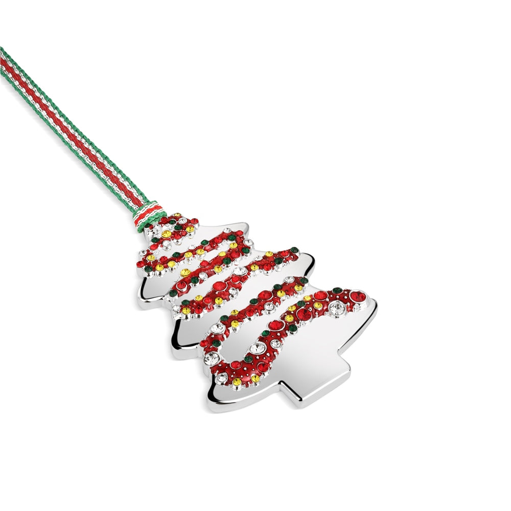 Christmas Tree Decoration with Coloured Stones