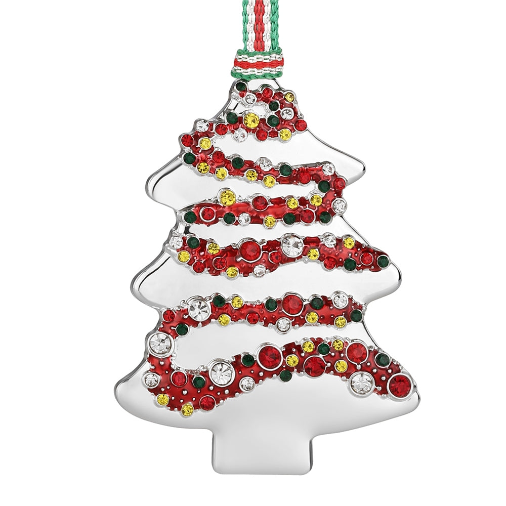Christmas Tree Decoration with Coloured Stones