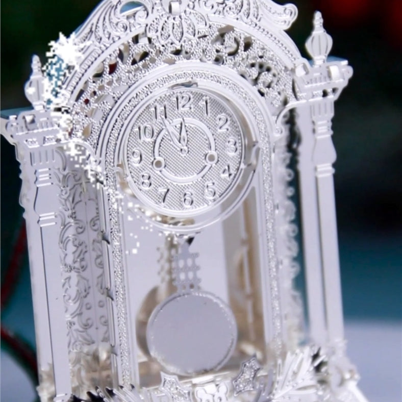 Clock Christmas Tree Decoration
