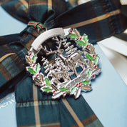 Deer with Holly Christmas Tree Decoration