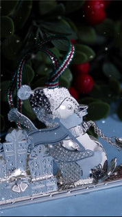 Penguin on Sleigh Christmas Decoration