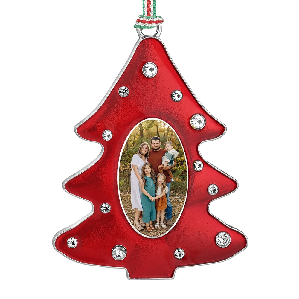 Red Christmas Tree Photoframe Decoration
