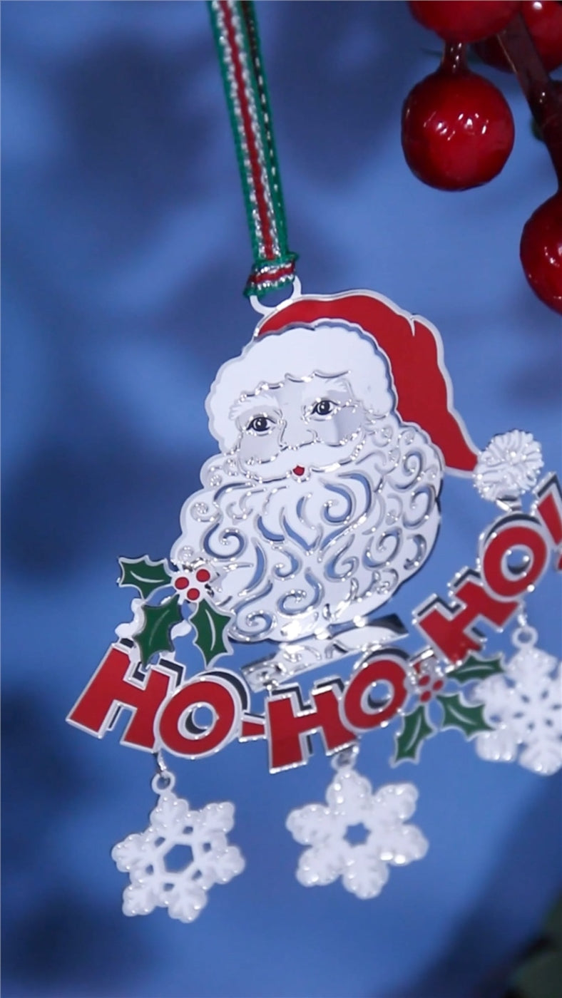 Santa Ho Ho Ho Christmas Tree Decoration