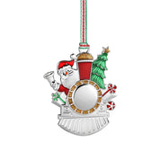 Santa in Steam Engine Christmas Tree Decoration