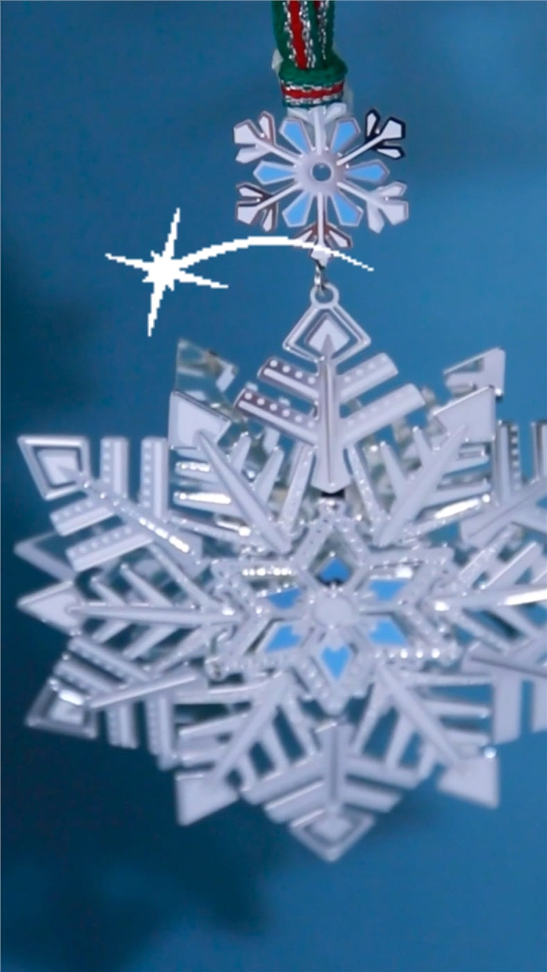 Snowflake Christmas Tree Decoration