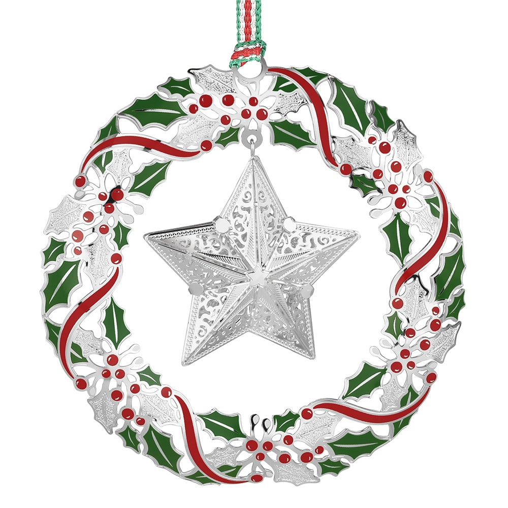 Wreath Star Christmas Decoration