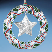 Wreath with Star Christmas Decoration