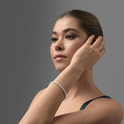 Silver Plated Cubic Zirconia Bracelet