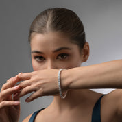 Silver Plated Cubic Zirconia Bracelet