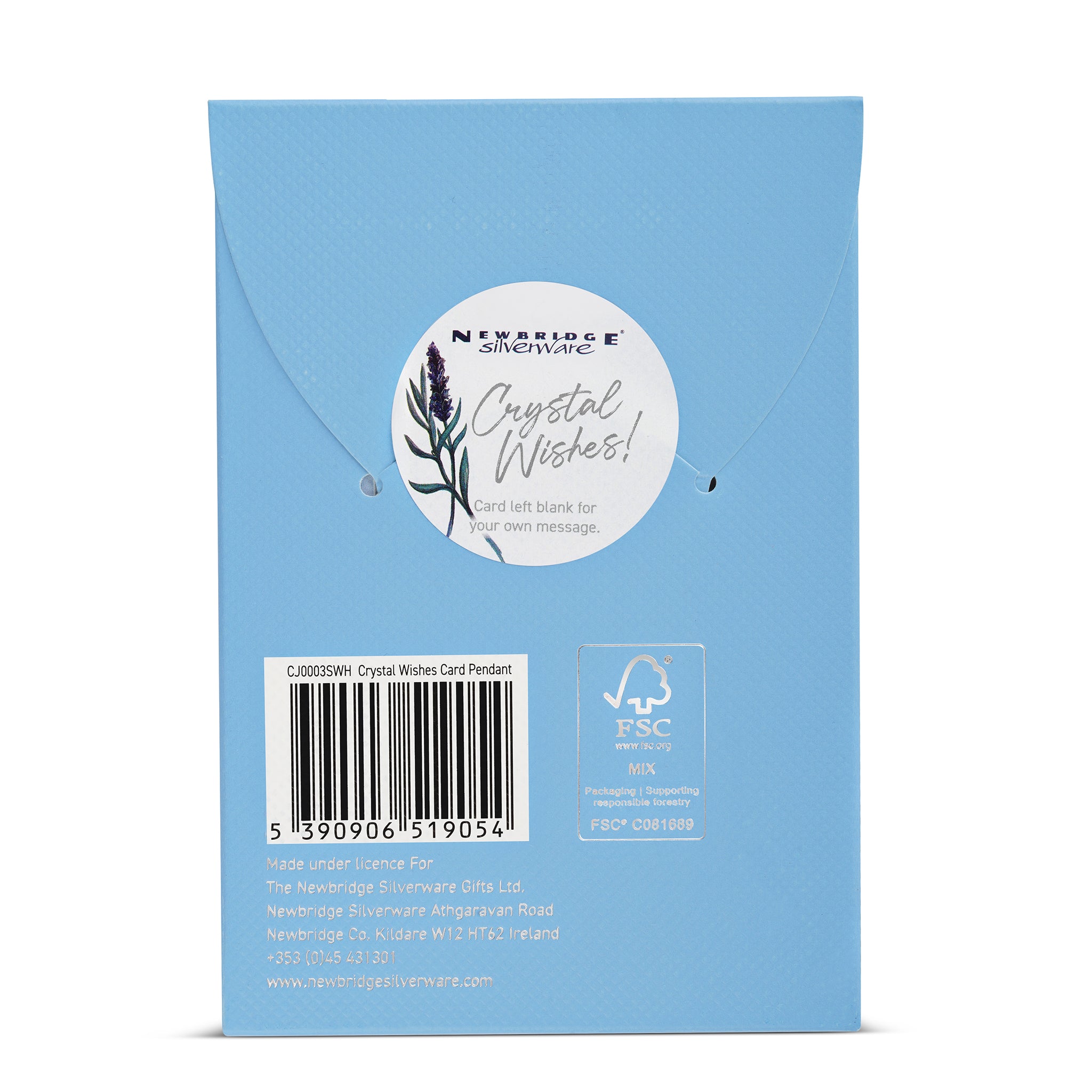 Crystal Wishes Card Pendant