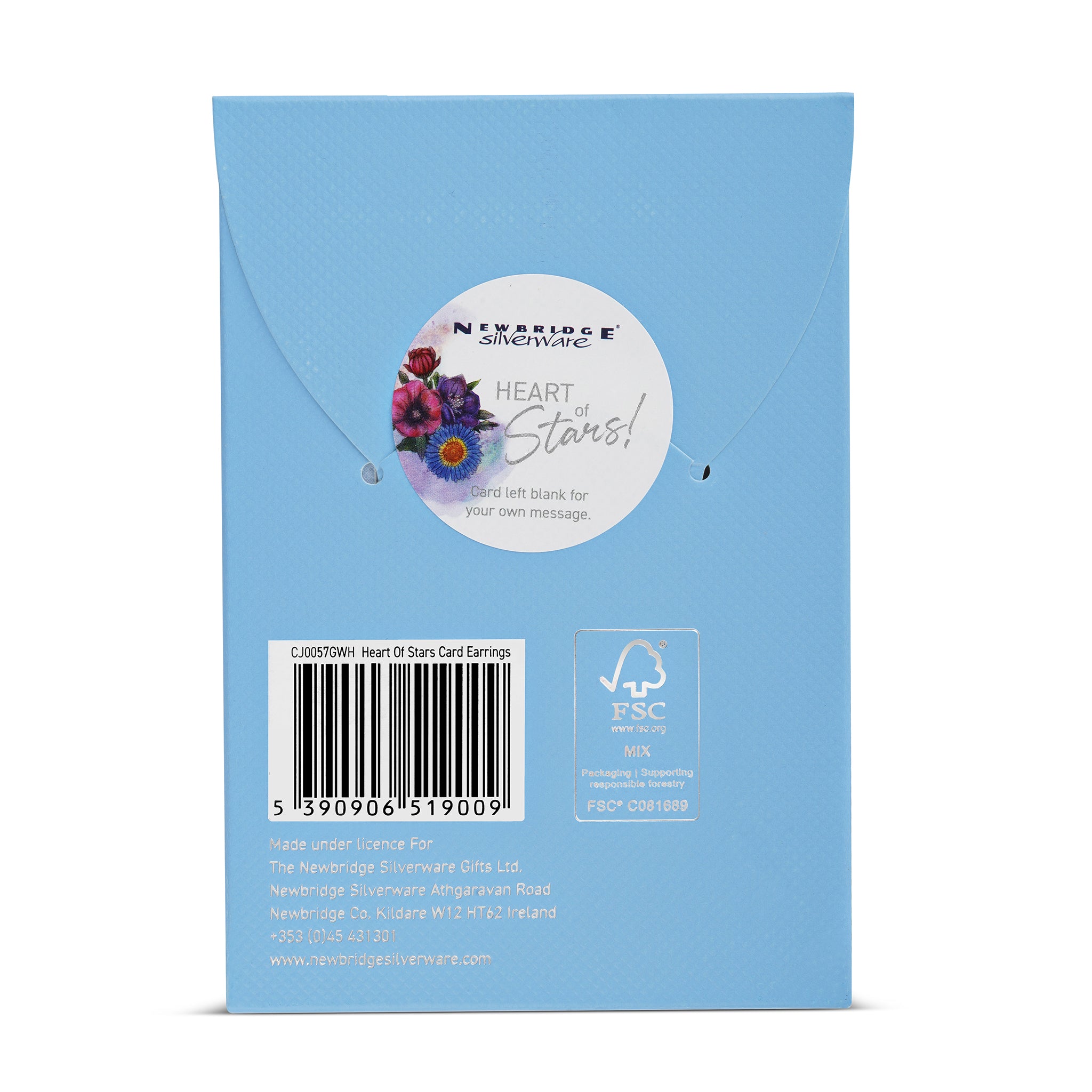 Heart Of Stars Card Earrings