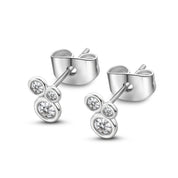 With Love Card Earrings