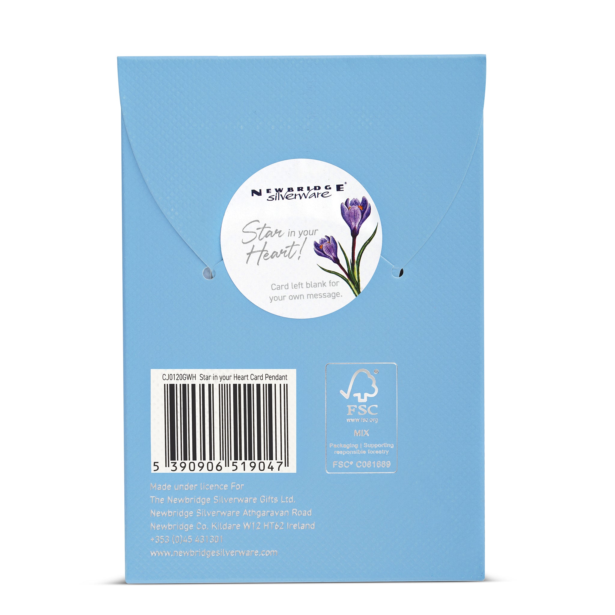 Star in your Heart Card Pendant