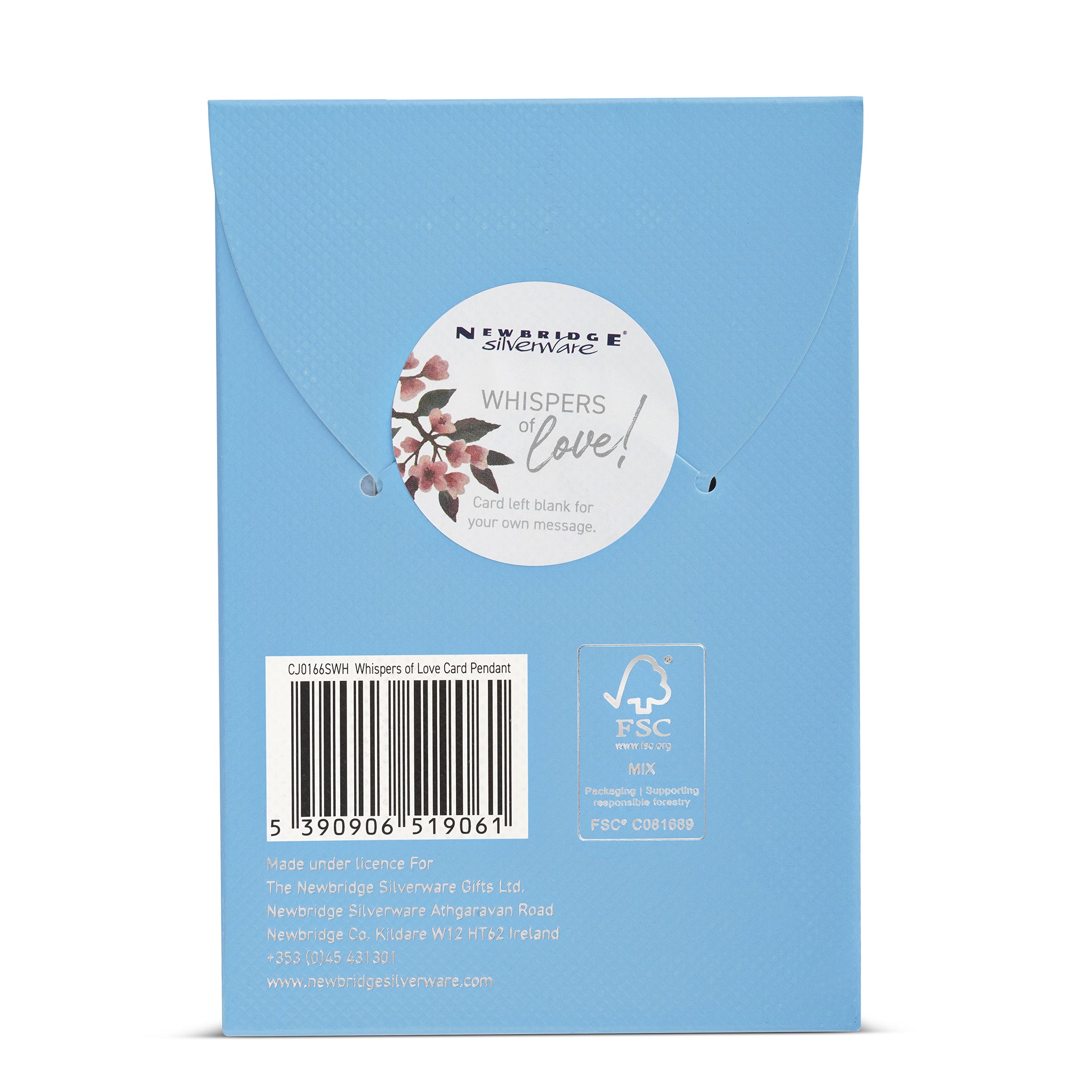 Whispers of Love Card Pendant