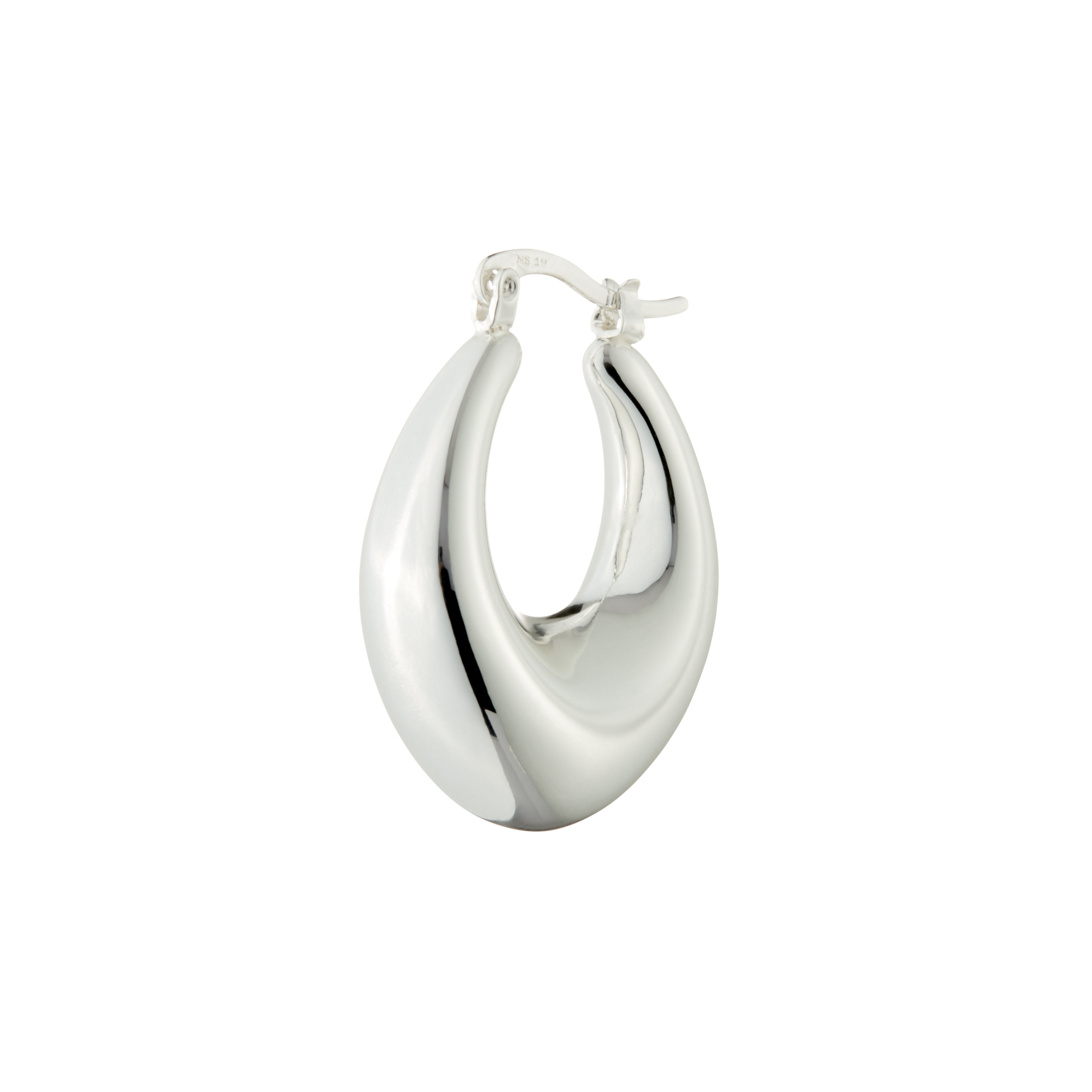 Silver Plated Hoop Earrings