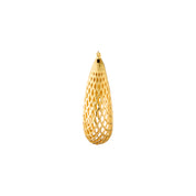Gold Plated Woven Statement Earrings