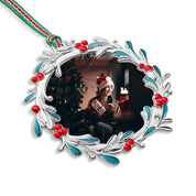 Mistletoe Photoframe Christmas Tree Decoration