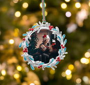 Mistletoe Photoframe Christmas Tree Decoration