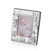 Silver Plated Teddy Bear Frame 3x5