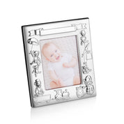 Silver Plated Teddy Bear Frame 3x5