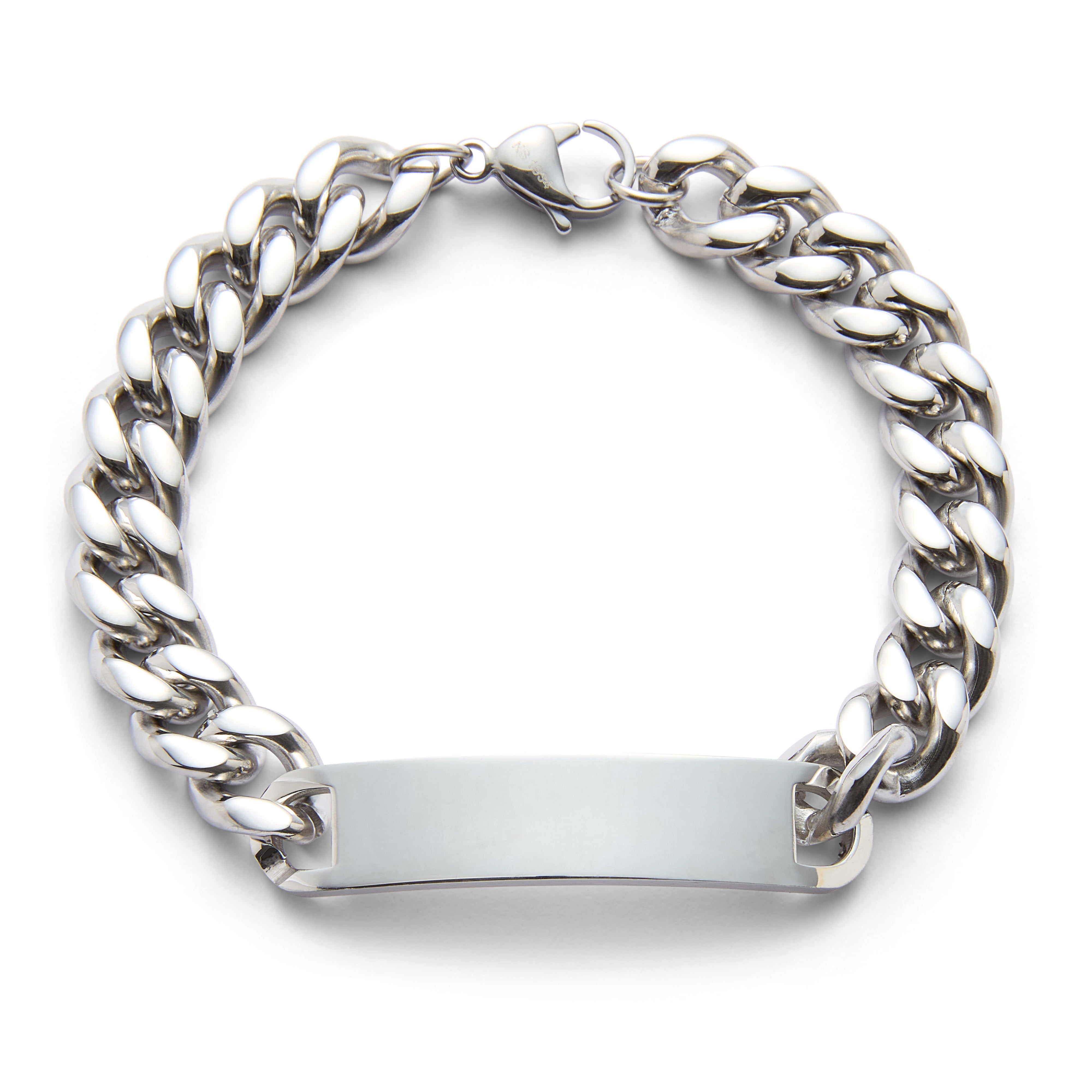 Gents Identity Curb Chain Bracelet