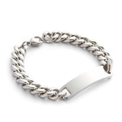 Gents Identity Curb Chain Bracelet
