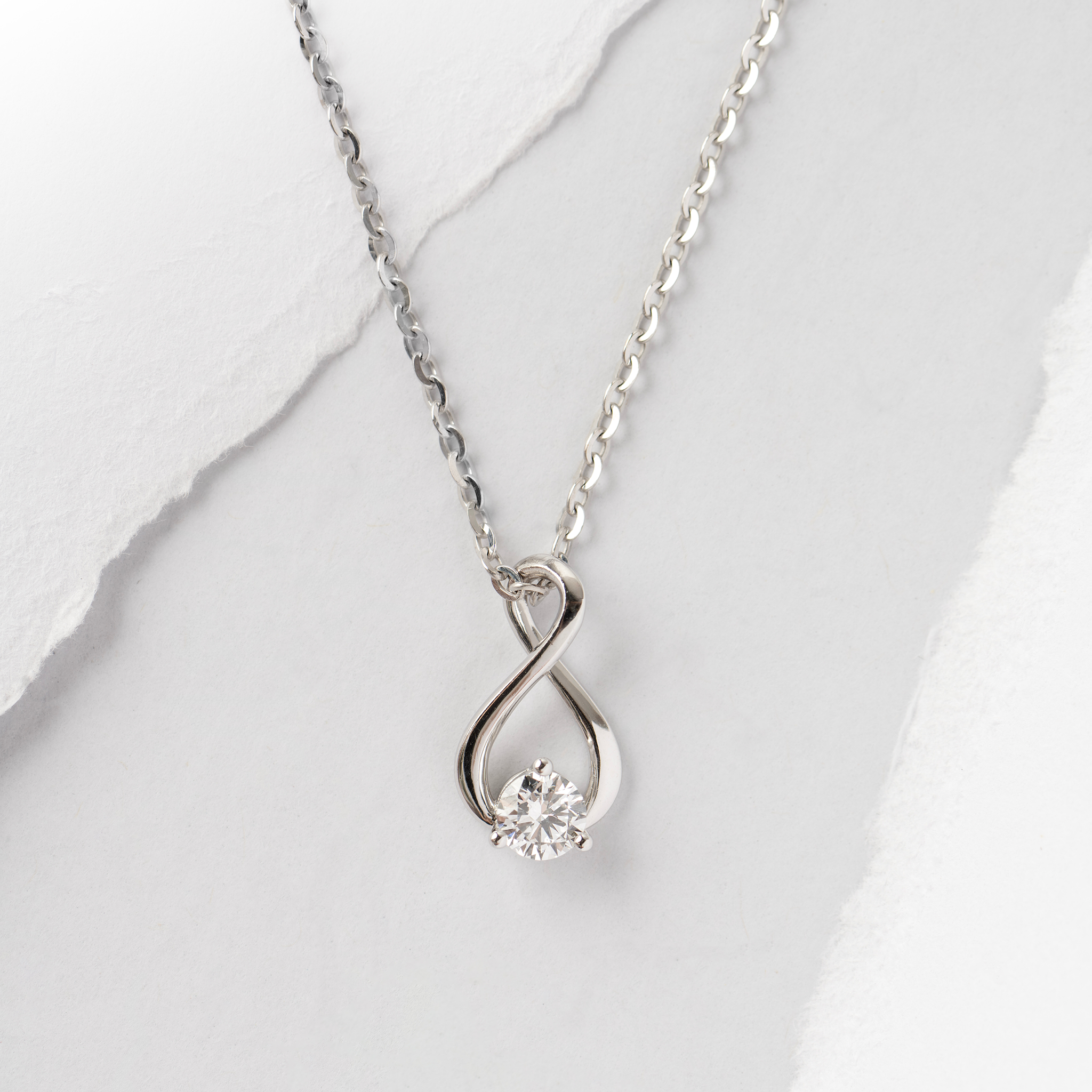 Infinity Necklace Zales Sterling Silver Necklace Sterling Silver
