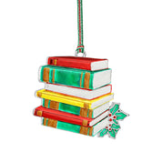 Book Stack Christmas Tree Decoration