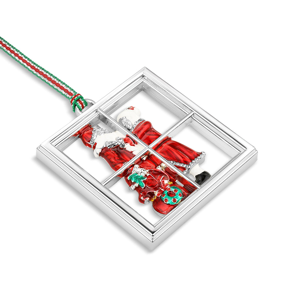 Santa Leaving North Pole Christmas Tree Decoration