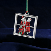 Santa Leaving North Pole Christmas Tree Decoration