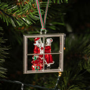 Santa Leaving North Pole Christmas Tree Decoration