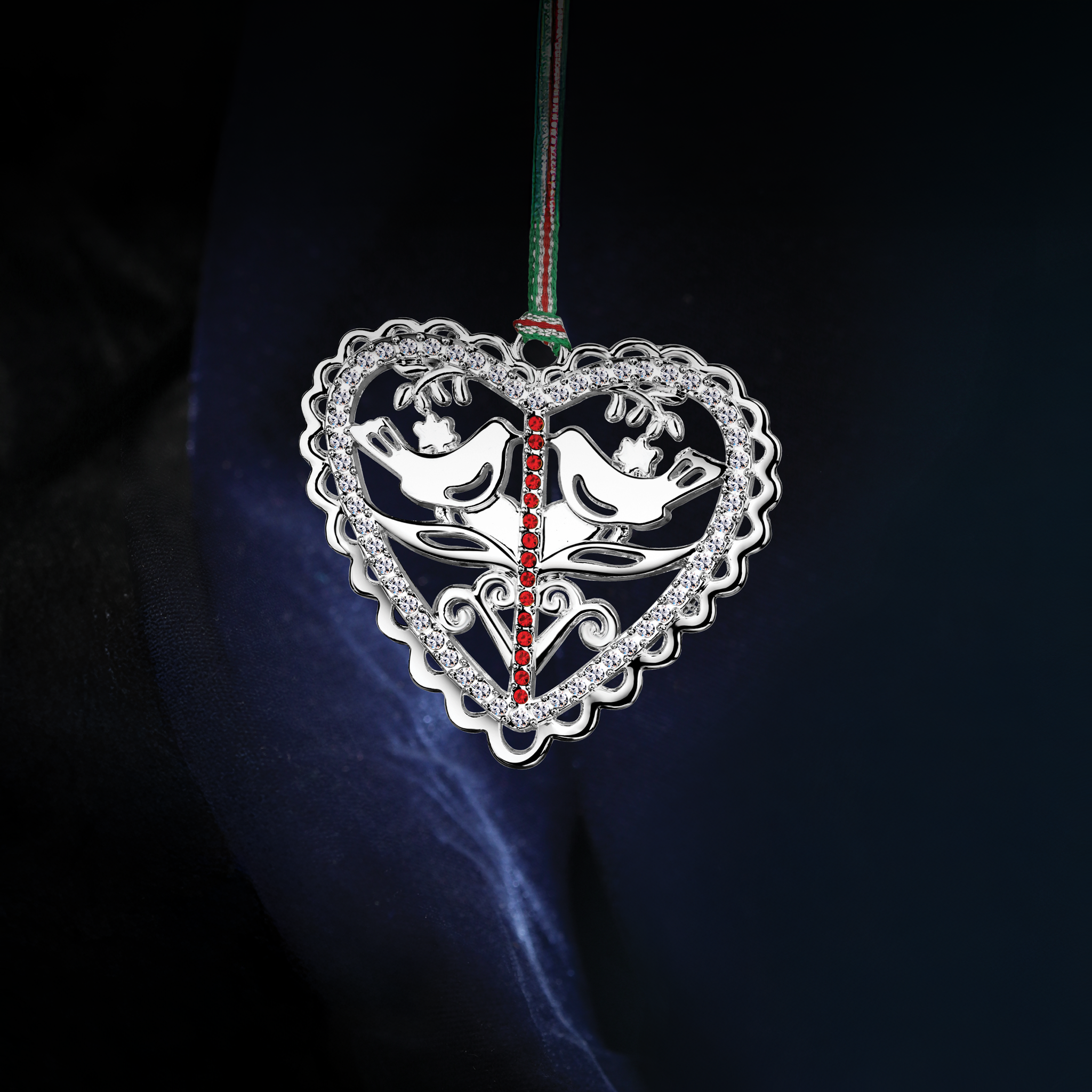 Love Birds Christmas Tree Decoration