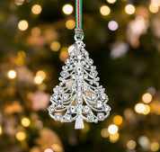 Christmas Tree with Clear Stones Decoration