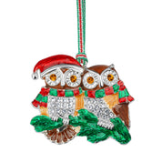 Owl Couple Christmas Tree Decoration
