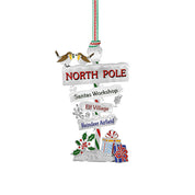 North Pole Christmas Tree Decoration