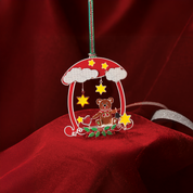 Teddy Bear Mobile Christmas Tree Decoration